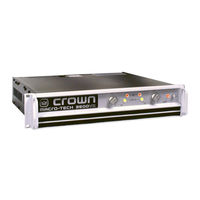Crown Macro-Tech MA3600 Operation Manual