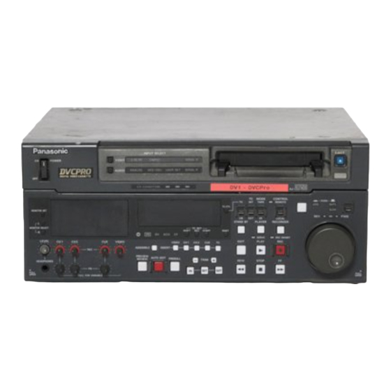 Panasonic AJ-D750E Service Manual