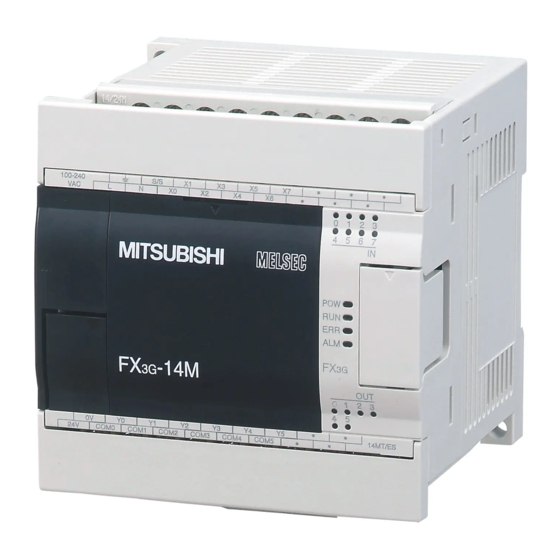 Mitsubishi FX3G-24MR/ES Installation Manual