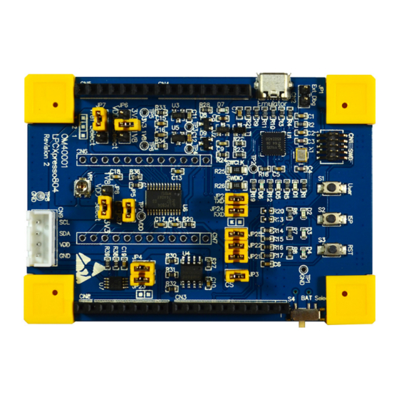 NXP Semiconductors LPCXpresso804 Manuals