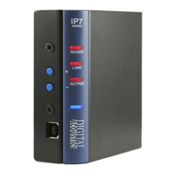 Digital Acoustics IP7-SS40 Installation Instructions