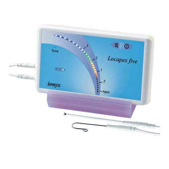 Ionyx LOCAPEX FIVE Operation Instructions Manual