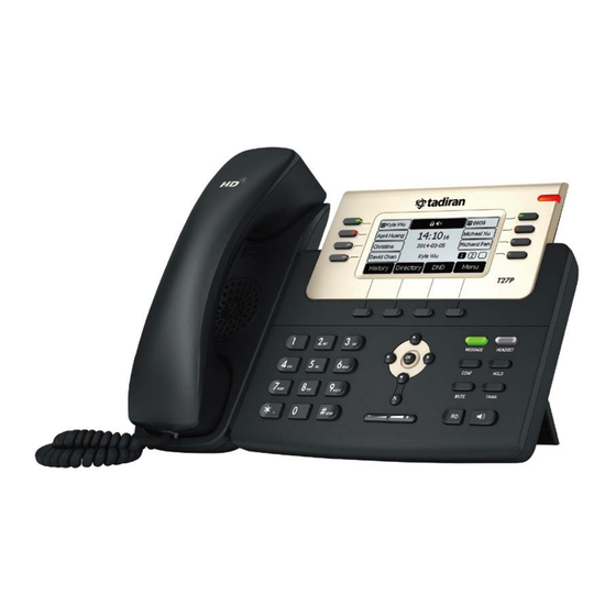 Tadiran Telecom T27P User Manual