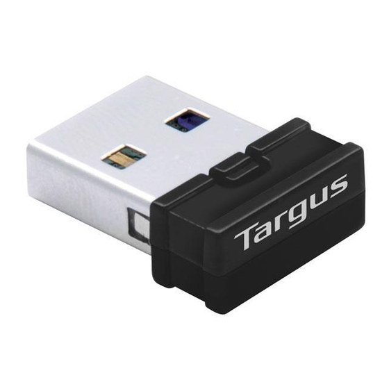 Targus Bluetooth 4.0 adapter Manuals