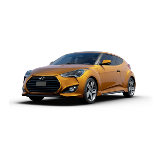 Hyundai veloster turbo 2013 Owner's Manual