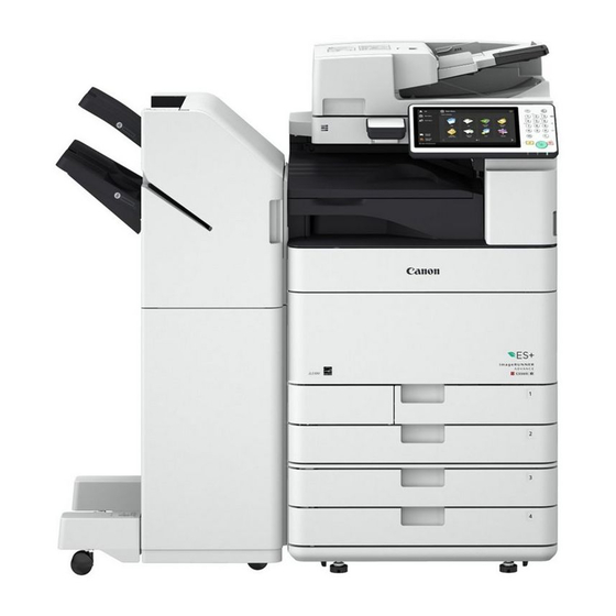 Canon imageRUNNER ADVANCE C5560F Troubleshooting Manual