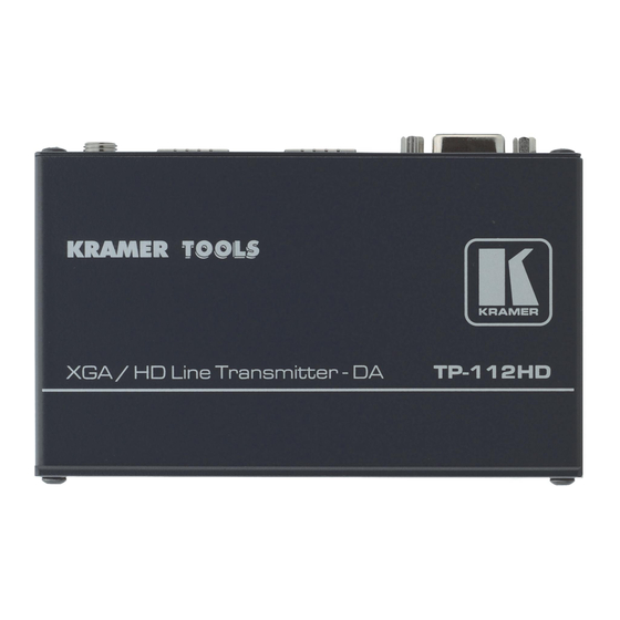 Kramer TP-112HD User Manual