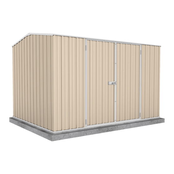 ABSCO SHEDS Premier J30232GK Assembly Instructions Manual