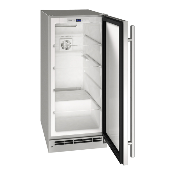 U-Line UORE115-SS01A User Manual & Service Manual
