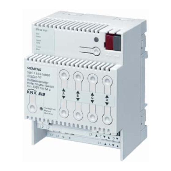 Siemens 5WG1 523-1AB03 Technical Product Information