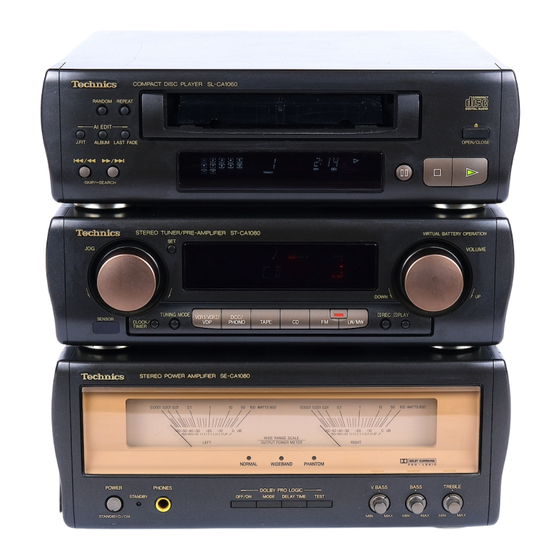 Technics ST-CA1080 Service Manual