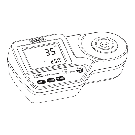 Hanna Instruments 96822 Instructions Manual