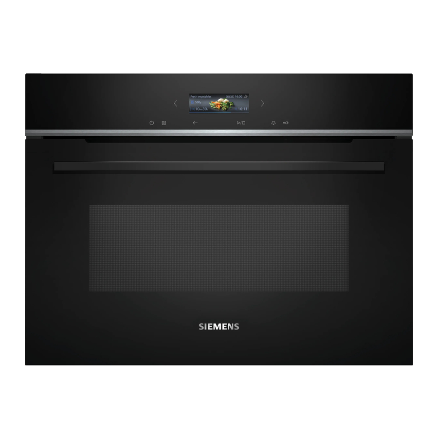 Siemens CE732GX 1 Series, CE932GX 1 Series, CE732GXB1B - Microwave Oven Manual