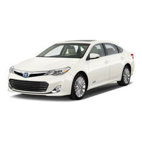 Toyota AVALON HYBRID Warranty & Maintenance Manual