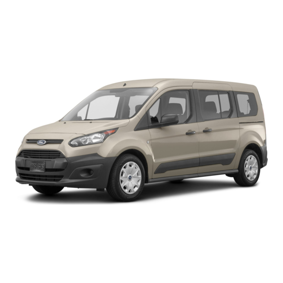 Ford 2016 TRANSIT CONNECT Owner's Manual