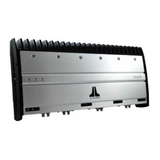 JL AUDIO 505 OWNER'S MANUAL Pdf 