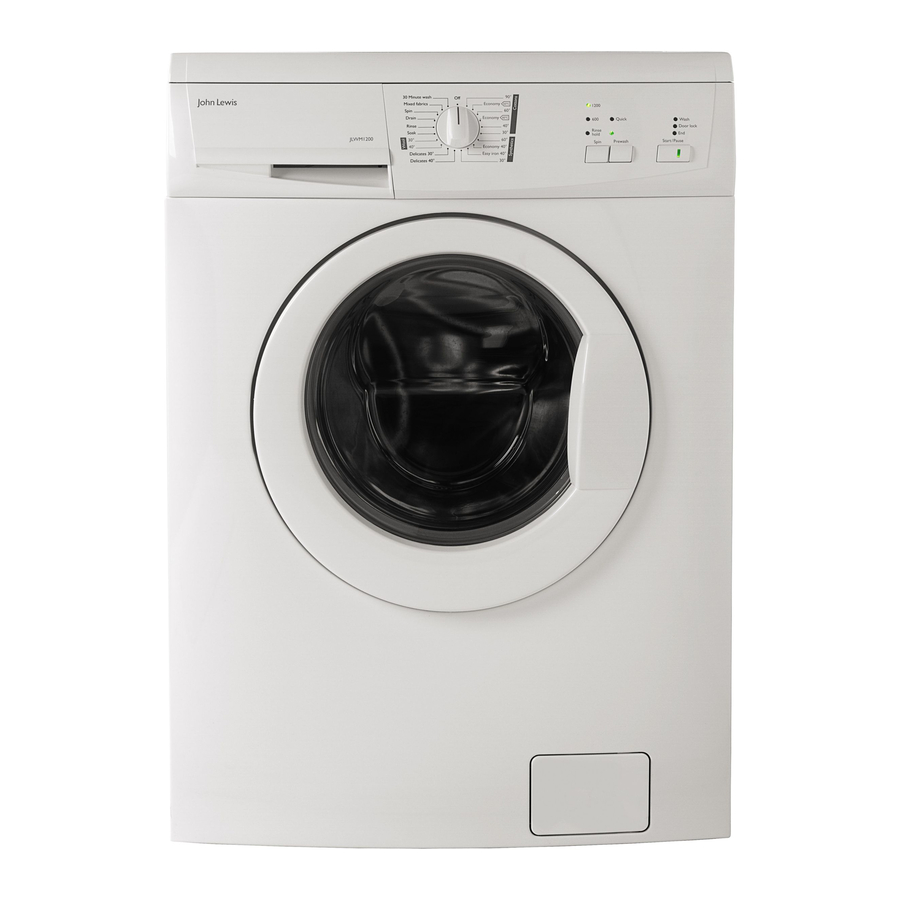 john lewis washing machine jlwm1202