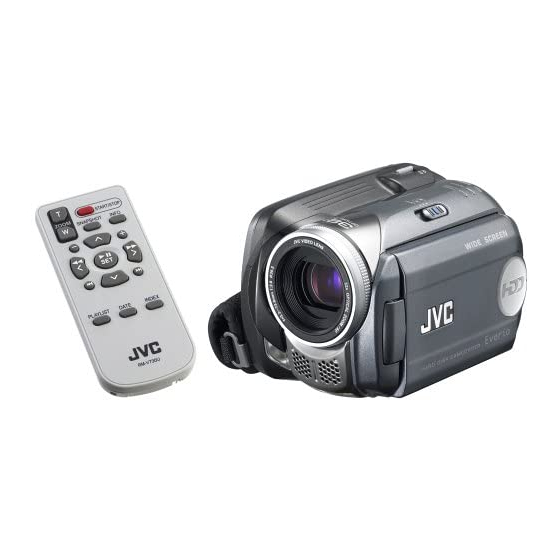 JVC EVERIO GZMG36E/EK INSTRUCTIONS MANUAL Pdf Download ManualsLib