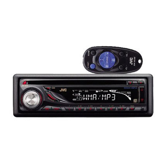 JVC KDS13 INSTRUCTIONS Pdf Download ManualsLib