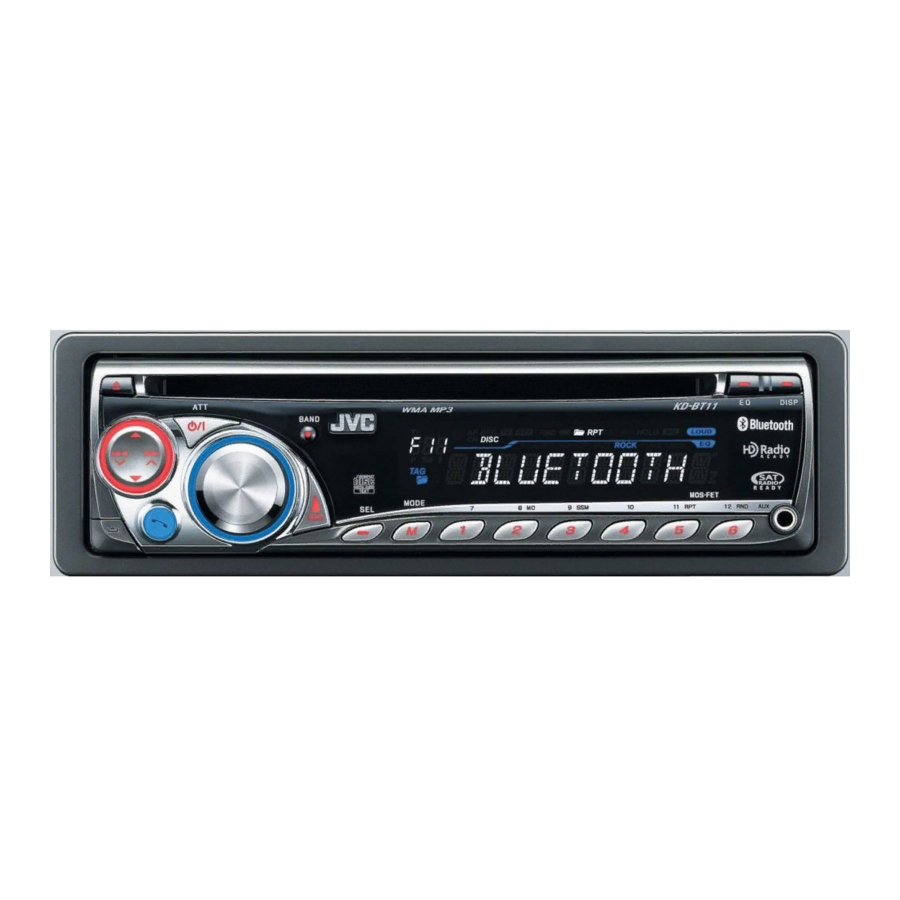 How to Connect Bluetooth to Jvc Car Stereo Kd Bt11 