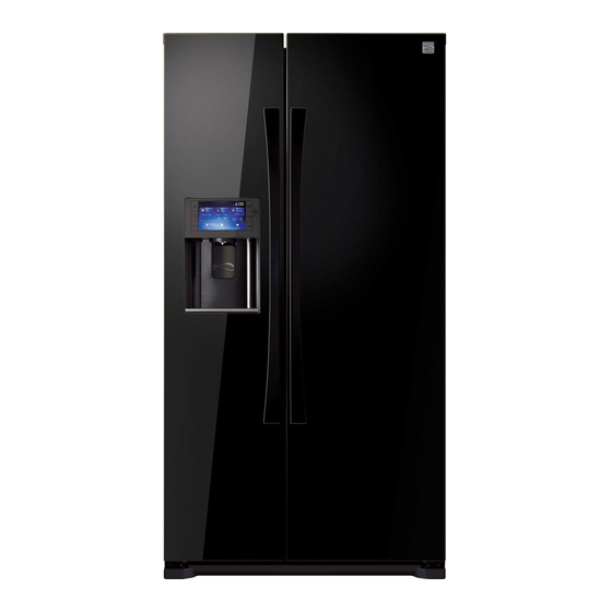 kenmore elite side by side refrigerator leaking water