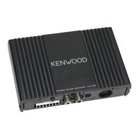 Kenwood KAC-521 Instruction Manual