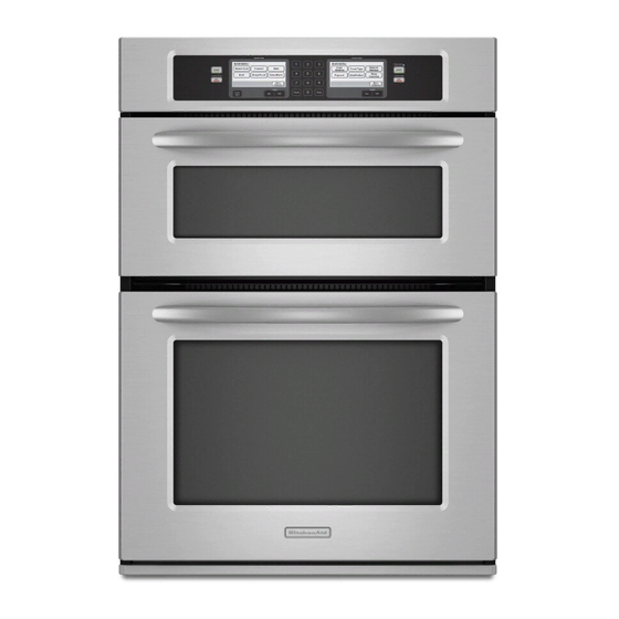 KITCHENAID ELECTRIC BUILT-IN MICROWAVE/OVEN COMBINATION INSTALLATION ...