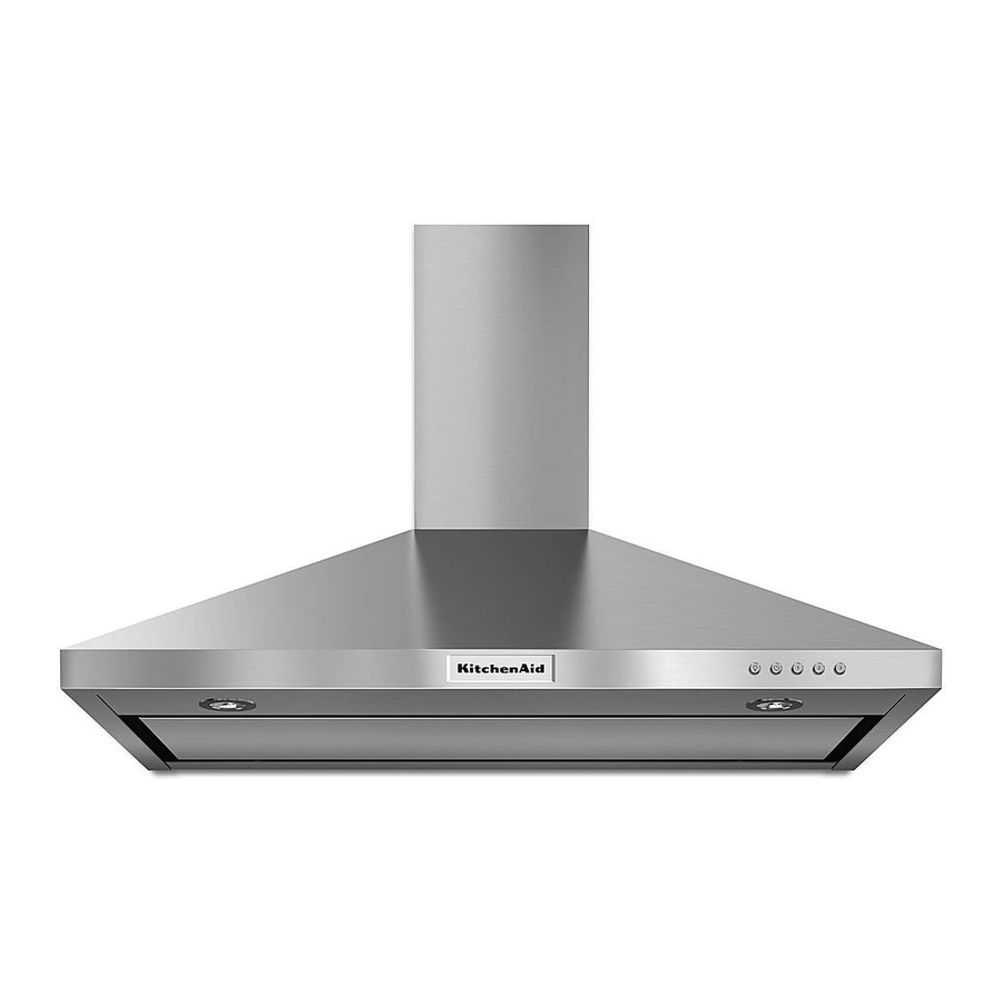 KITCHENAID 36"(91.4CM) ISLAND RANGE HOOD INSTALLATION AND USE