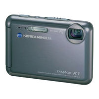 Konica Minolta DiMAGE X1 Instruction Manual