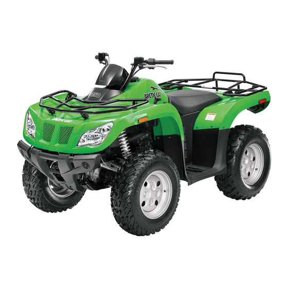 ARCTIC CAT 350 MANUAL Pdf Download | ManualsLib