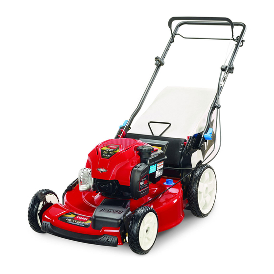 Toro on sale mower manual