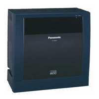 Panasonic KX-TDE600 Pc Programming Manual