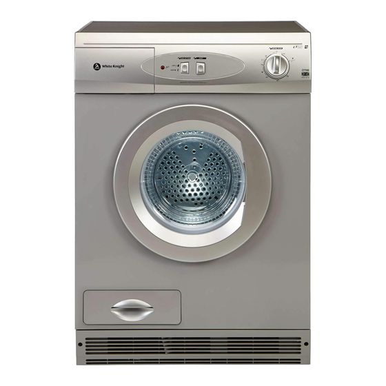 WHITE KNIGHT CONDENSER TUMBLE DRYERS INSTRUCTIONS FOR USE MANUAL Pdf