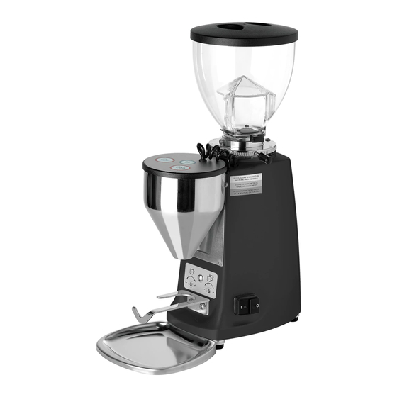 Mazzer Coffee Maker Instructions For Use Manual