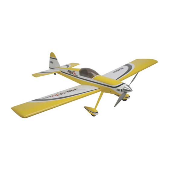 E-FLITE PULSE XT 25E ARF ASSEMBLY MANUAL Pdf Download | ManualsLib