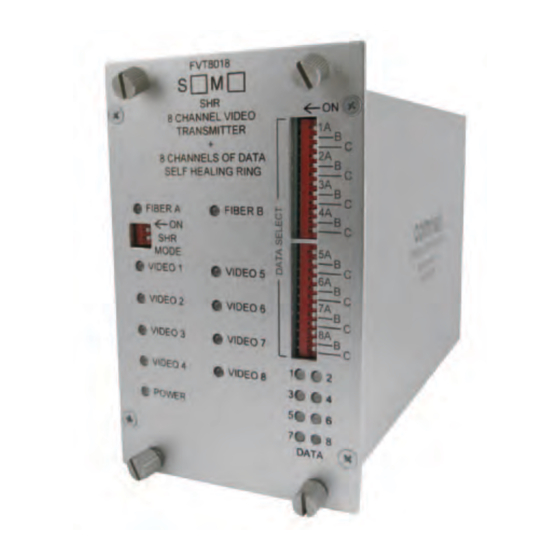 Comnet FVT4014SHR Installation And Operation Manual
