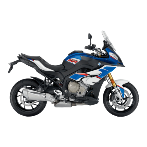 BMW S 1000XR Rider's Manual