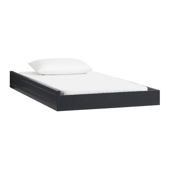 PB TEEN CaneDaybed Trundle TW Assembly Instructions Manual