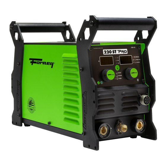 Forney 220 ST Pro Operating Manual