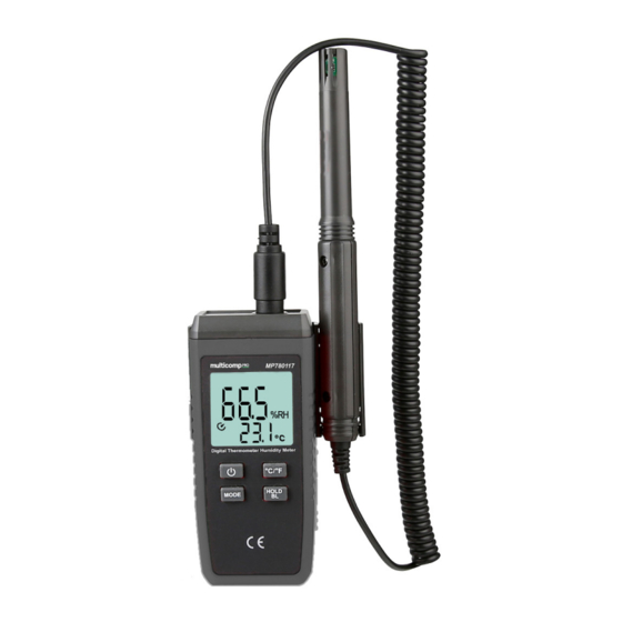 multicomp pro MP780117 Manual