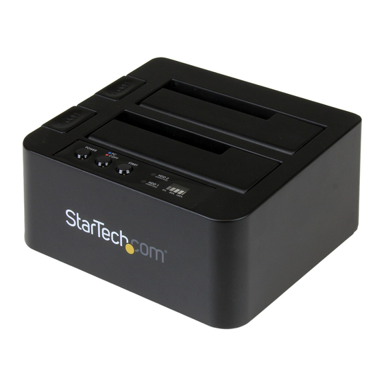 StarTech.com SDOCK2U313R Quick Start Manual
