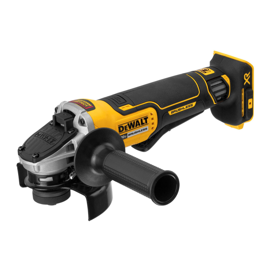 DEWALT DCG413 - Paddle Switch Small Angle Grinde Manual