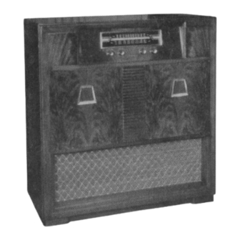 Philco 49-1611 Instructions Manual