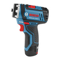 Bosch GSR12V-140FC User Manual
