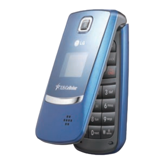 LG UX300 User Manual