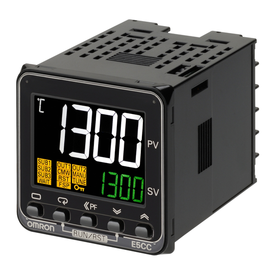 Omron E5CC-U Manual