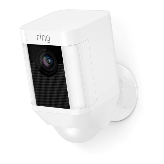 ring Spotlight Cam Mount Setup And Installation Manual