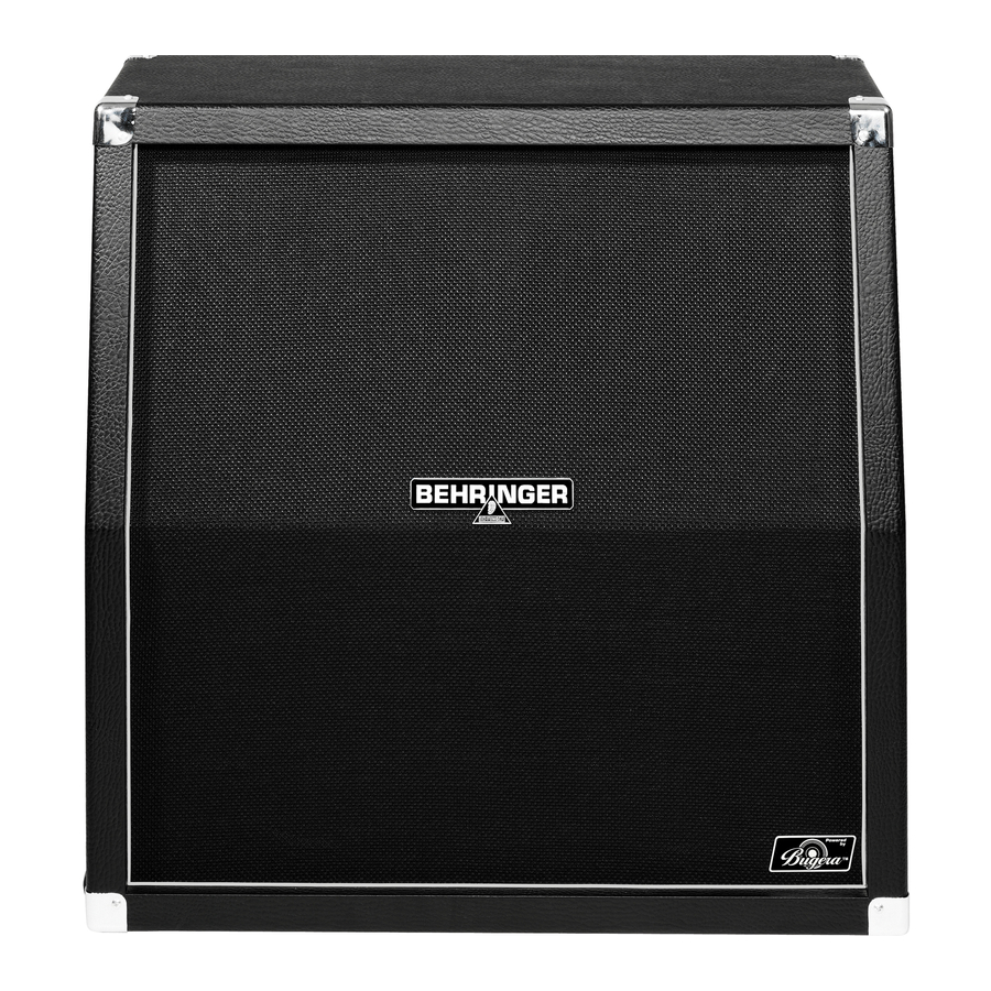 Behringer Ultrastack BG412V User Manual