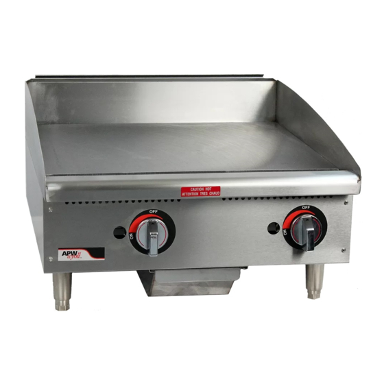 APW Wyott EG-24S Owner's Manual