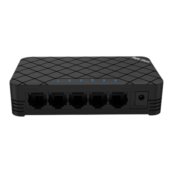 Ruijie Networks RG-ES05 Hardware  Installation And Reference Manual